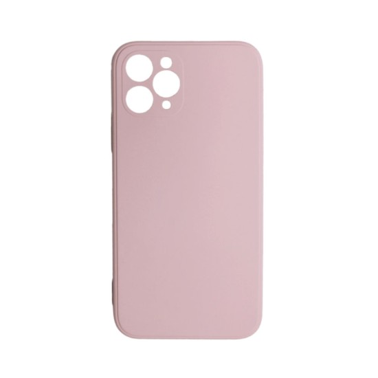 Soft Silicone Case with Camera Shield for Apple iPhone 12 Pro Max Pink